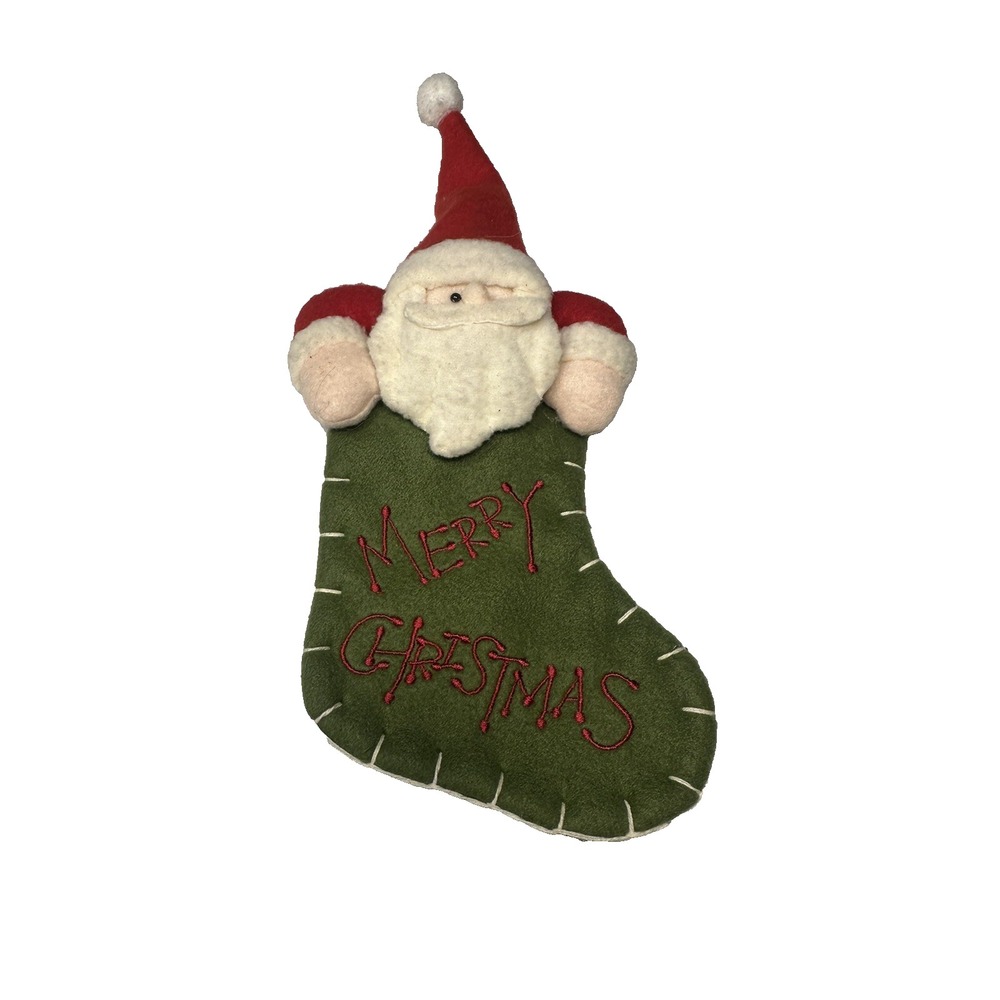 NEW small christmas stocking santa‎